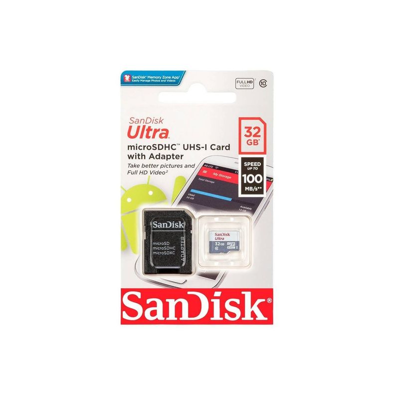 Tarjeta de Memoria SanDisk Ultra 32GB-0