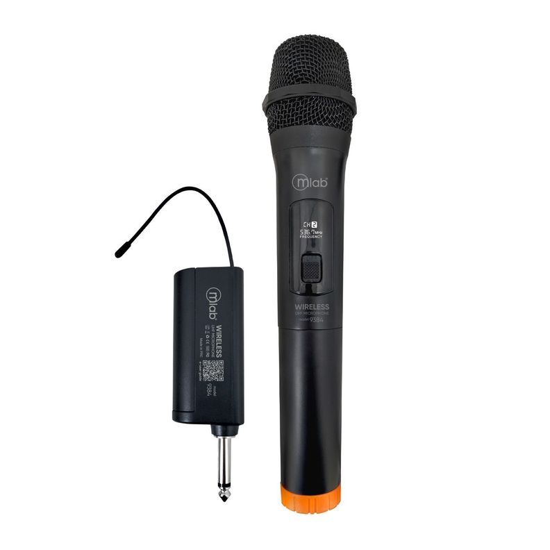 Micrófono Inalámbrico UHF Portátil Recargable-9384-0
