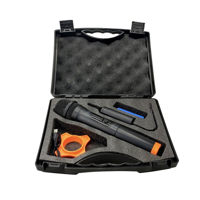 Micrófono Inalámbrico UHF Portátil Recargable-9384-4