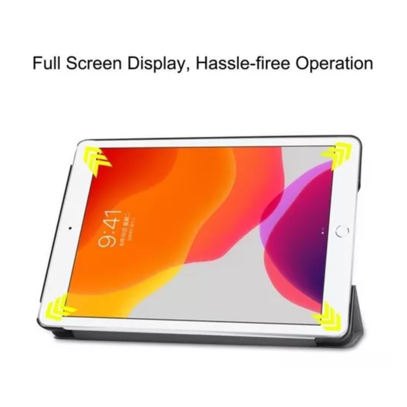 Carcasa Funda Inteligente Para iPad 10.2 Gris-3