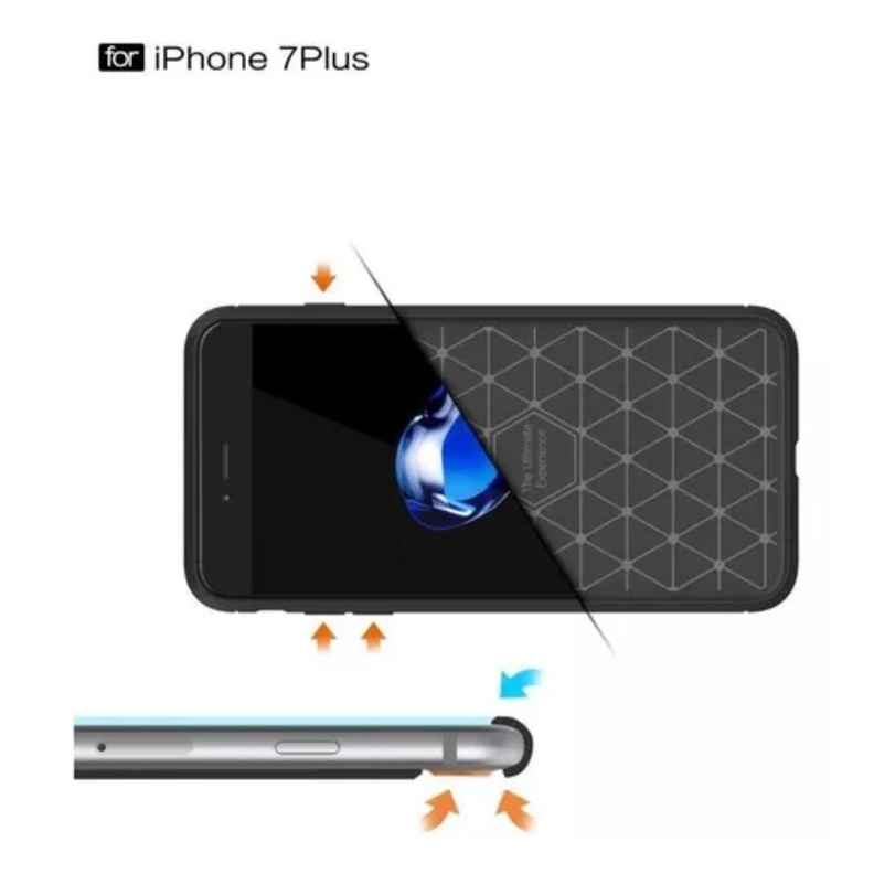 Carcasa Ultra Para iPhone 7 Plus Gris-1
