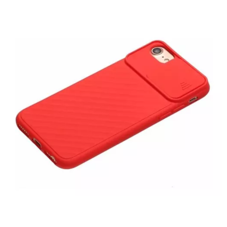 Carcasa Con Protector De Cámara Para iPhone SE 2020-2