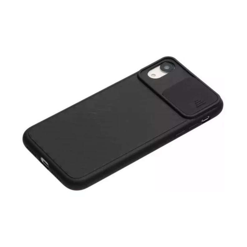 Carcasa Negra Con Protector De Cámara Para iPhone XS Max-3