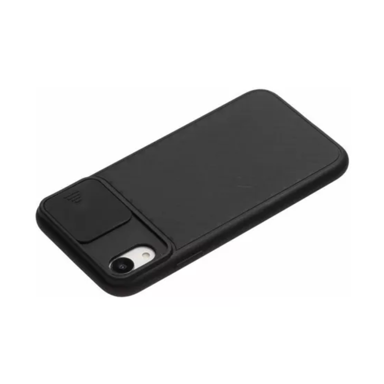 Carcasa Negra Con Protector De Cámara Para iPhone XS Max-4