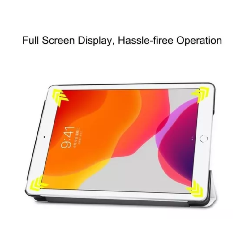 Carcasa Funda Inteligente Para iPad 10.2 Blanco-2