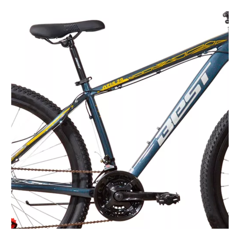 Bicicleta Mtb Aro 29 Aluminio Disco 21v Talla 17 Gris Best-2