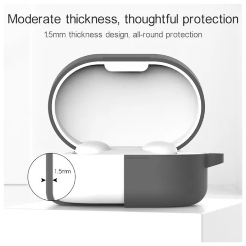 Carcasa Protector Para Xiaomi Airdots Negro-3