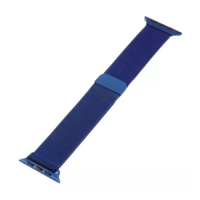 Correa Magnética De Acero Para Apple Watch 42mm Azul-1