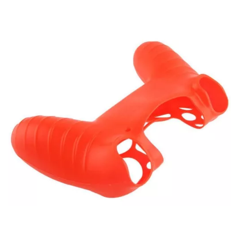 Protector De Silicona Rojo Compatible Con Control Ps4-1