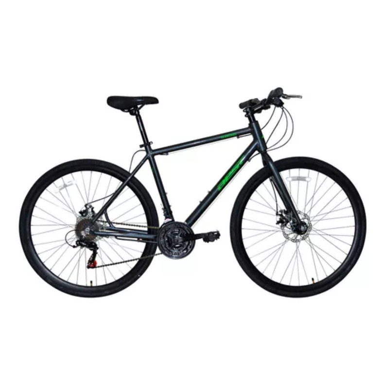 Bicicleta Best Albatros Hibrida Aro 700 X 35 Aluminio18v Dis-0