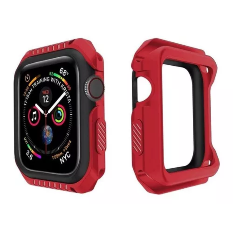 Carcasa Para Apple Watch Serie 3 38mm Rojo Con Negro-0