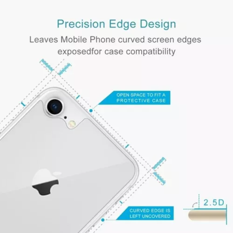 Lamina Vidrio Templado Trasera Para iPhone 8 & iPhone 7Lamina Vidrio Templado Trasera Para iPhone 8 -2