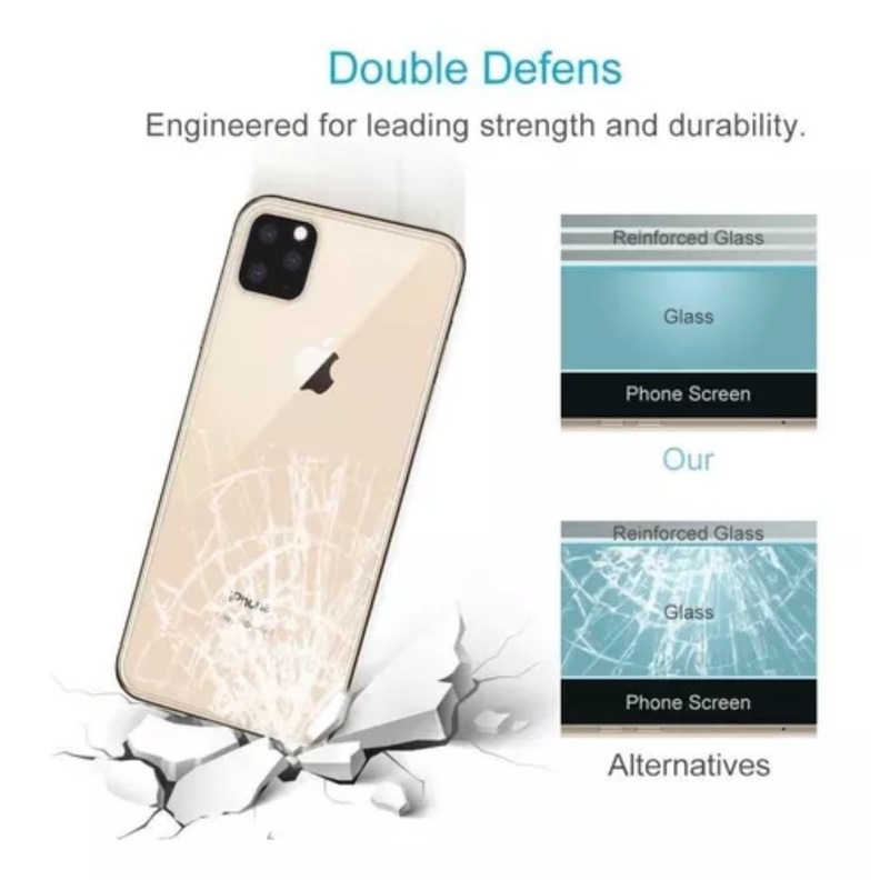 Lamina De Vidrio Templado Para Trasera De iPhone 11 Pro-4