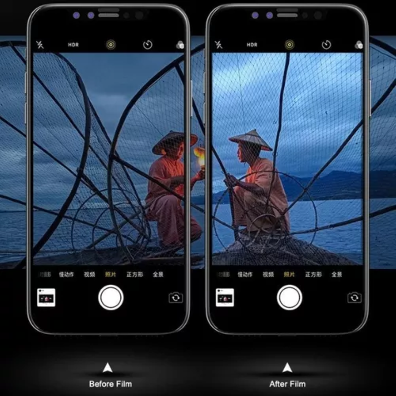 Lamina De Vidrio Templado Para Cámara De iPhone XS Max-3