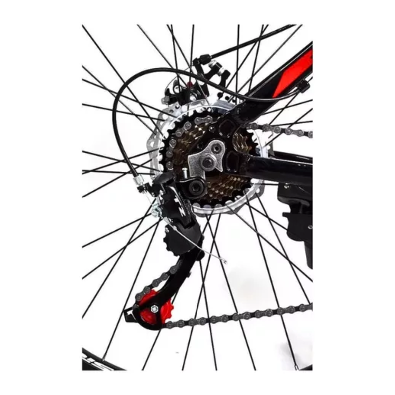 Bicicleta Vision Silver Aro 27.5 Mtb 21v. Azul/rojo-2