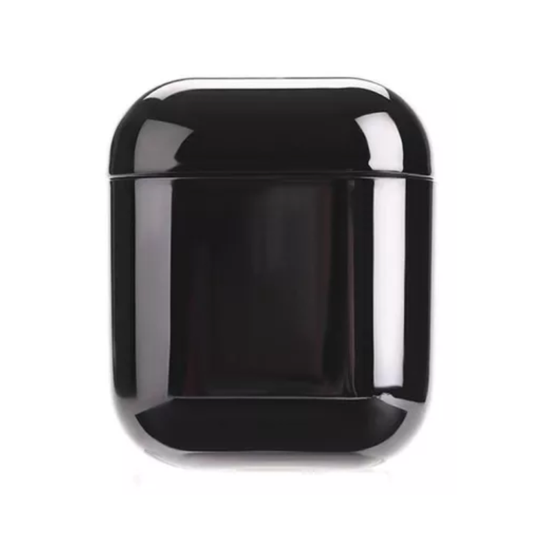 Carcasa Para AirPods 1 Y 2 Electro Chapada Negro-0