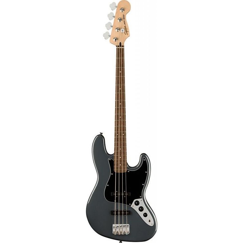 Squier Affinity Jaguar Bass H - Charcoal Frost Metallic-0