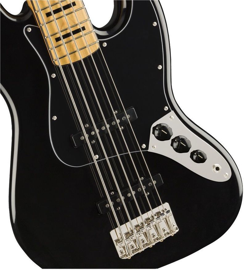 Bajo Eléctrico Squier Jazz Bass V 70s Classic Vibe (Negro) Squier