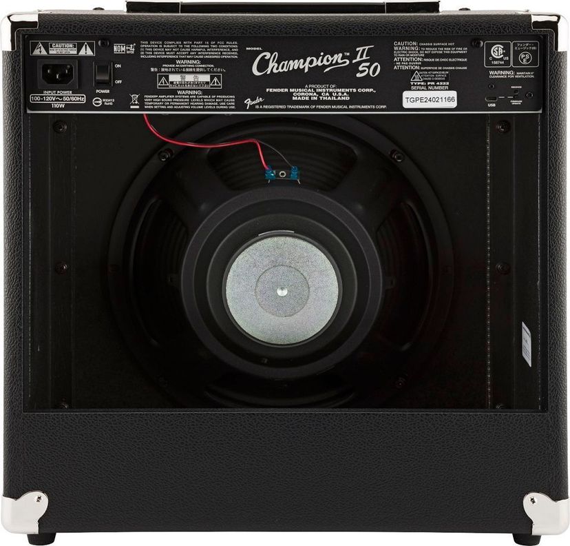Fender Amplificador de Guit Eléctrica Champion II 50-1