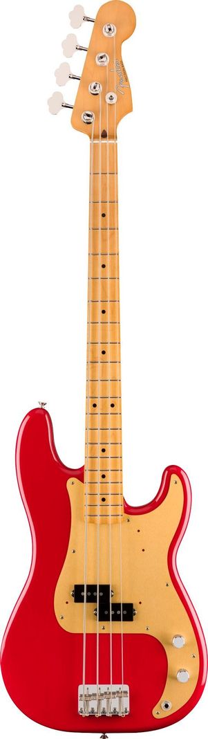 Bajo Eléctrico Fender Precision Bass Vintera 50s - Rojo-0
