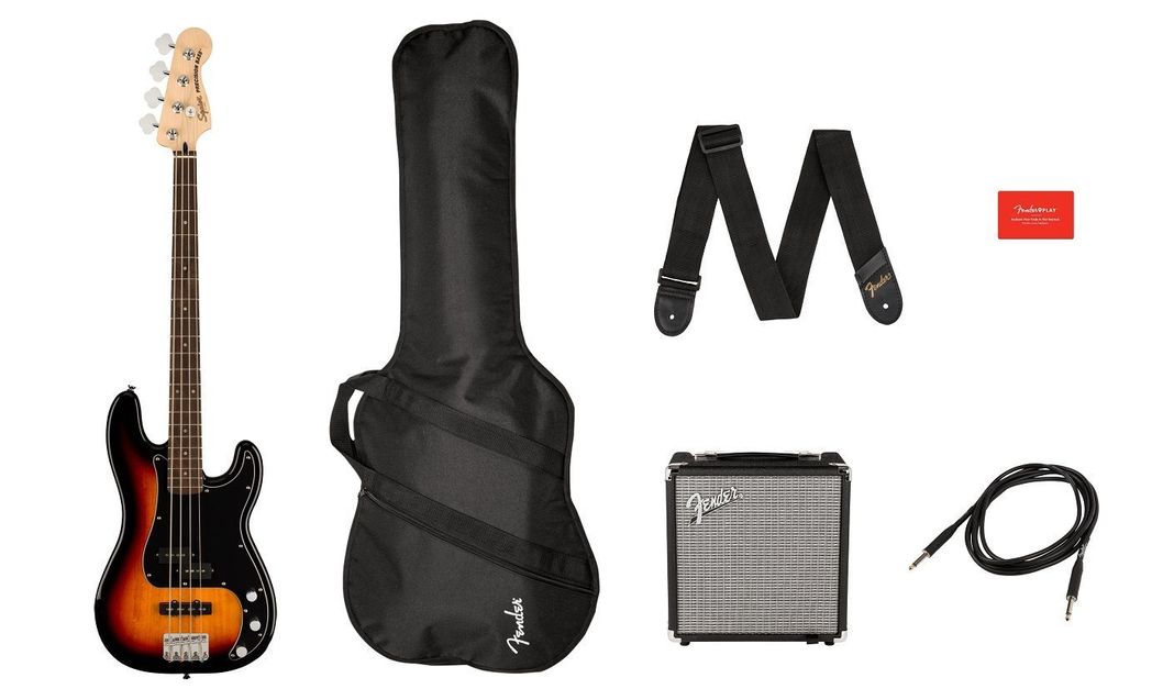 Pack Bajo Eléctrico Squier Precision Bass PJ Affinity (Sunburst)-2