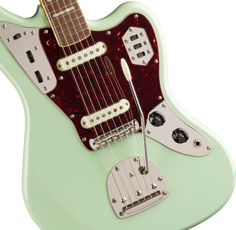 Guitarra Eléctrica Squier Jaguar Classic Vibe 70s (Verde)-2