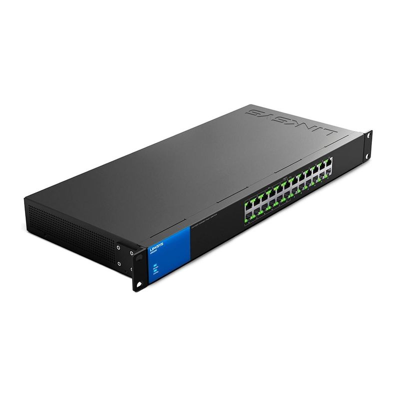 Switch Linksys Lgs124p 24 Puertos 1000 Mbps-0