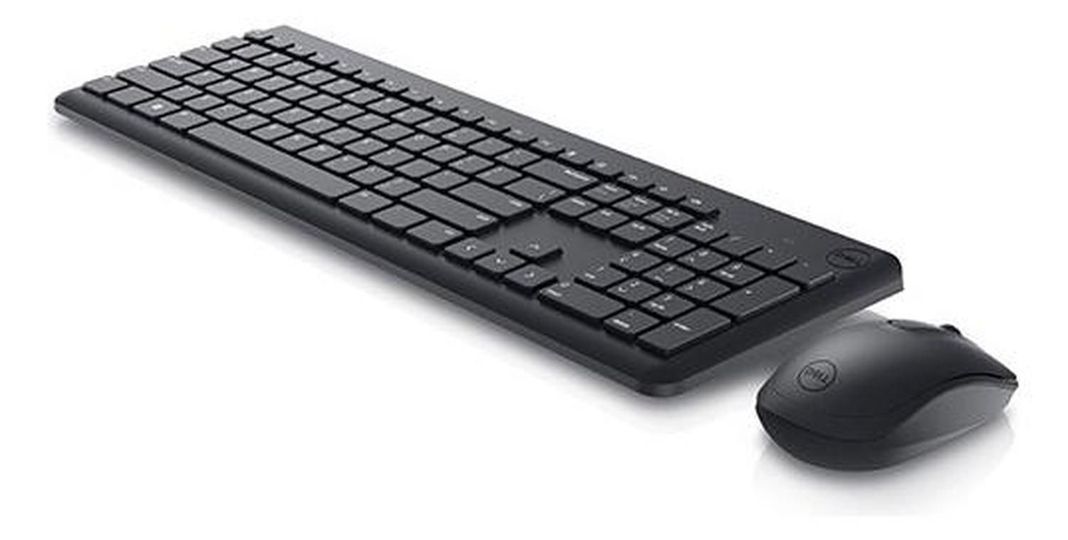 Kit Dell Mouse + Teclado Inalámbrico, Negro Km3322w Español-0