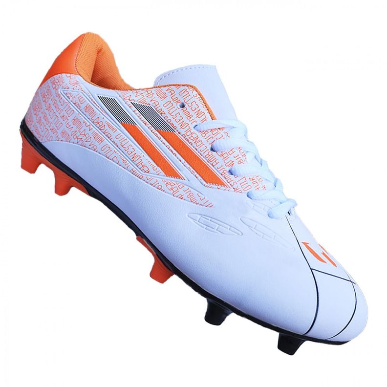 Zapato Futbol Adulto Full Grass Comodos Blanco 3192-0