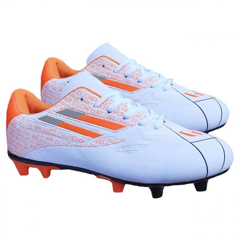 Zapato Futbol Adulto Full Grass Comodos Blanco 3192-2