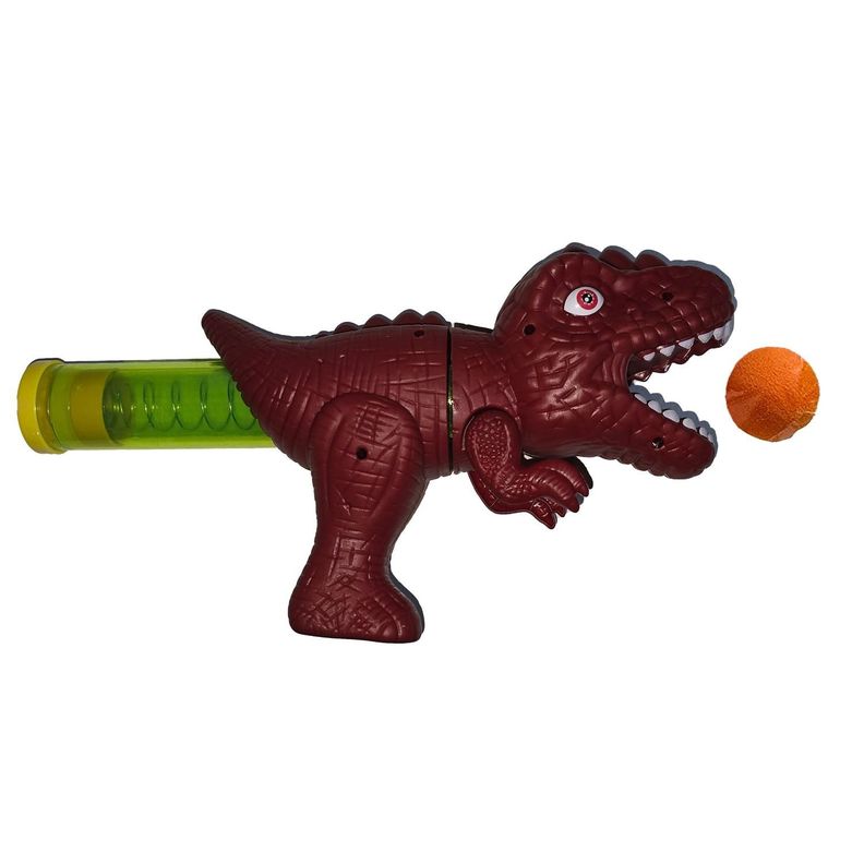 Dinopistola de aire a presión+9 pelotas dinosaurio Bordo-0