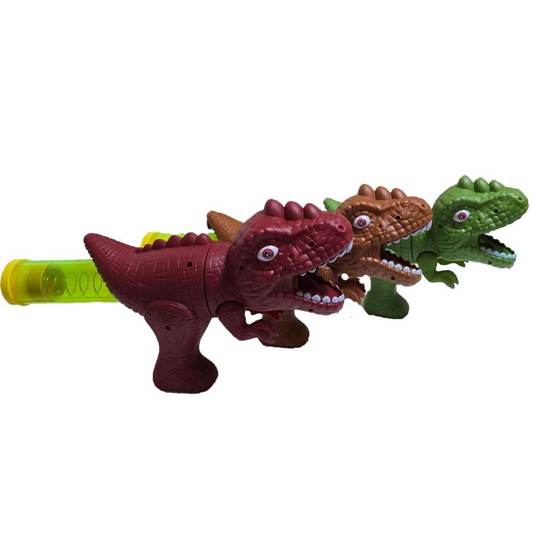 Dinopistola de aire a presión+9 pelotas dinosaurio Bordo-5