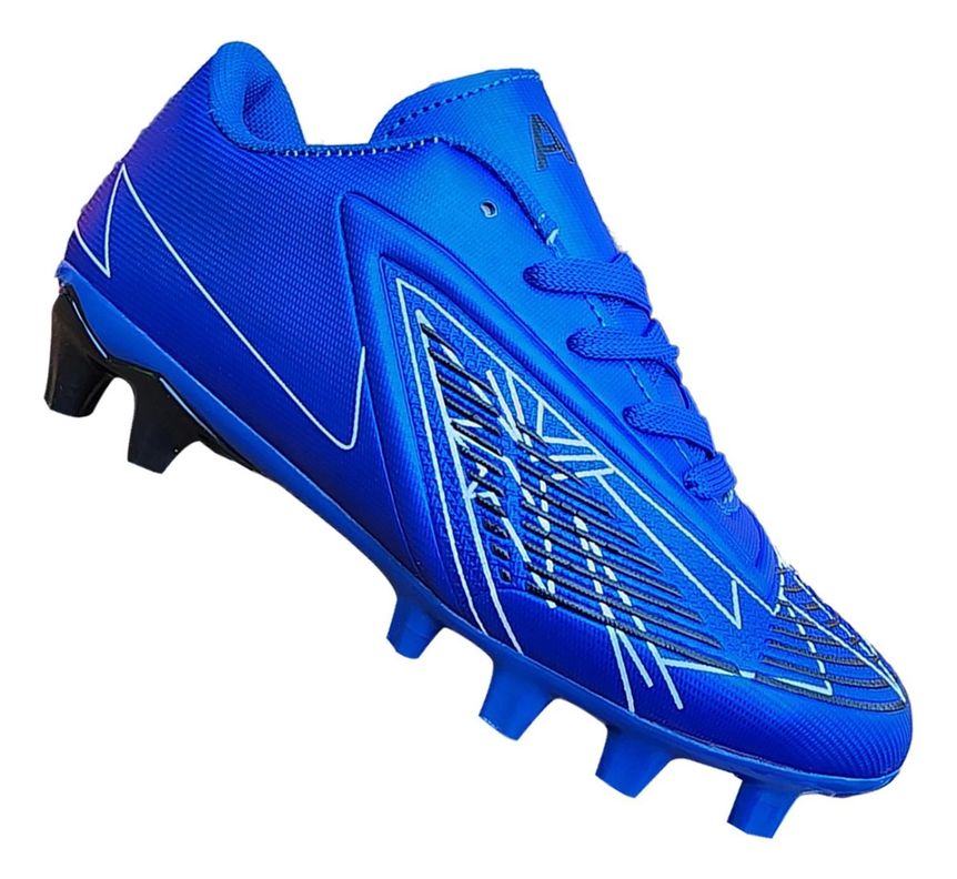 Zapato Futbol Adulto Full Grass Goleadores New Era Azul-7280-0