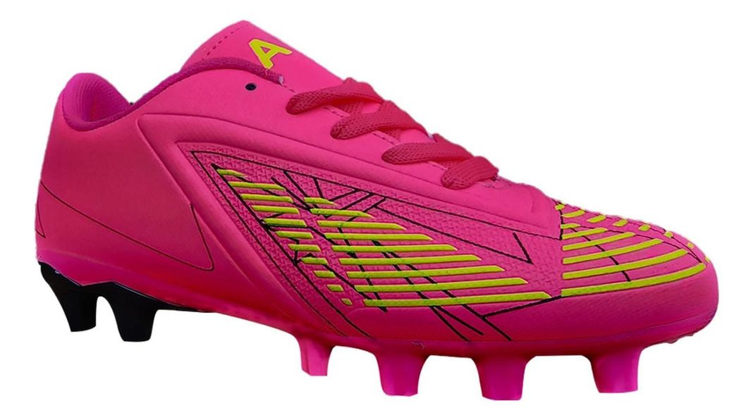 Zapato Futbol Adulto Full Grass Goleadores New Fucsia-7281-1