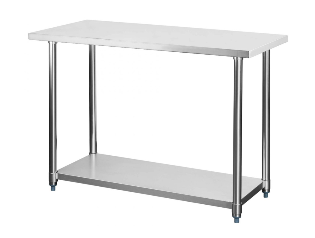 Mesón Central 150 x 60 x 85 cm Acero Inoxidable-0