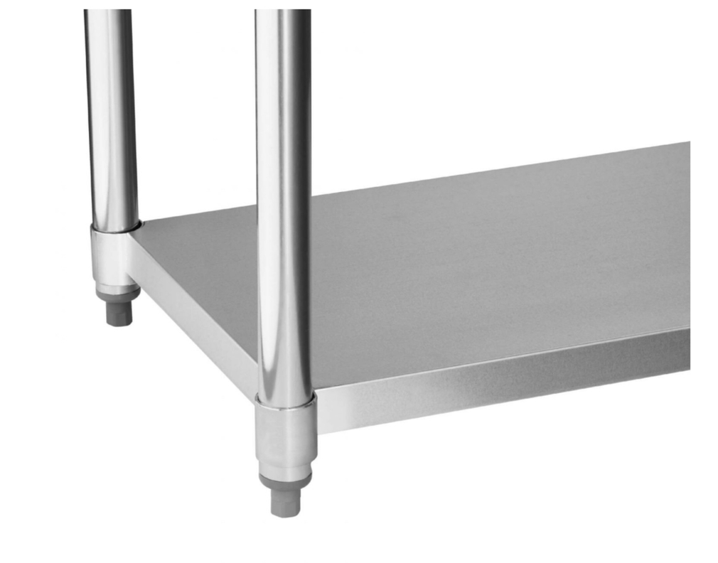 Mesón Central 60 x 60 x 85 cm Acero Inoxidable-2