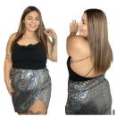 Vestido PV140 con brillos en falda y espalda descubierta-1