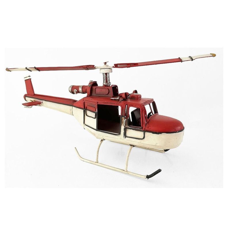 Helicoptero A Escala De Colección, Decoración Vintage.-0