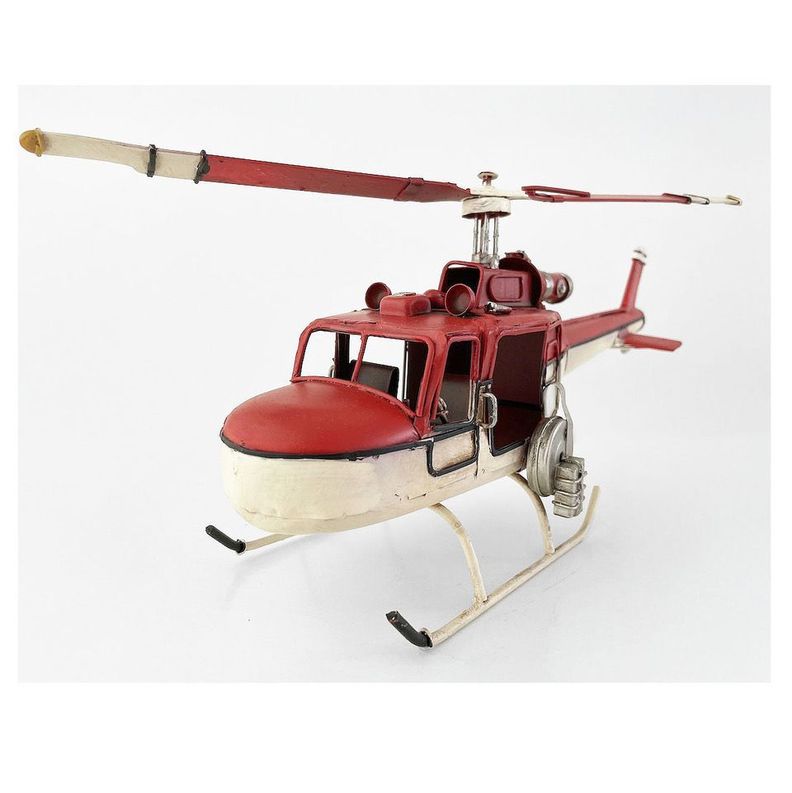 Helicoptero A Escala De Colección, Decoración Vintage.-1