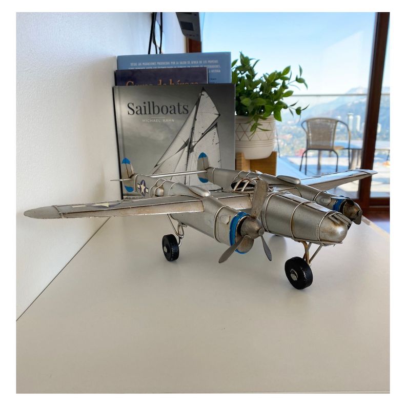 Avión A Escala, Aviones de Colección, Lightning, Decoración Vintage. -5
