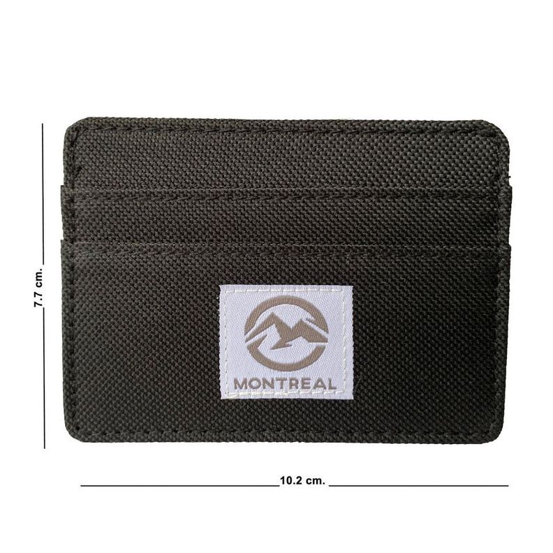 Tarjetero Hombre Mujer, Porta Tarjetas Billetera Lona-5