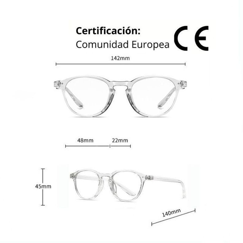 Lentes Filtro Luz Azul Anteojos Descanso Pantalla-5
