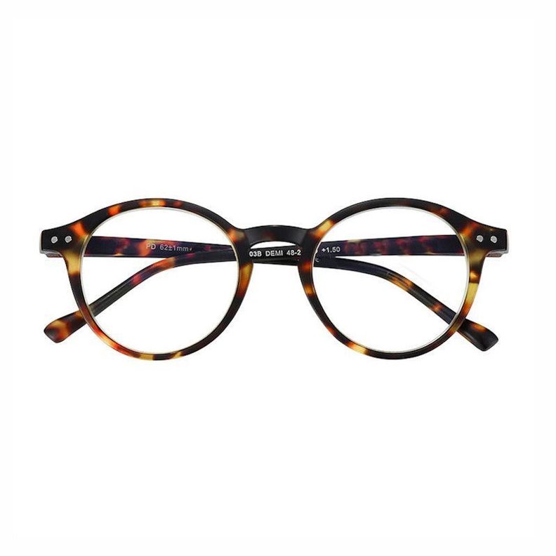 Lentes opticos Graduación +4.0, Anteojos lectura, con aumento para presbicia.-0