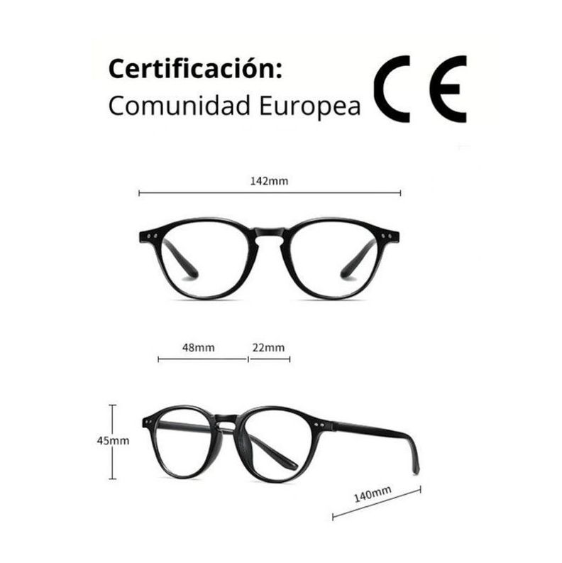 Lentes Filtro Luz Azul Anteojos Descanso Pantalla-5