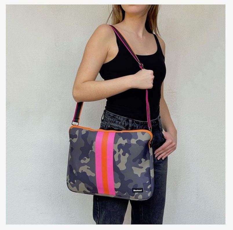Bolso Notebook, Funda Laptop Estuche Maletín Crossbody Strap-3