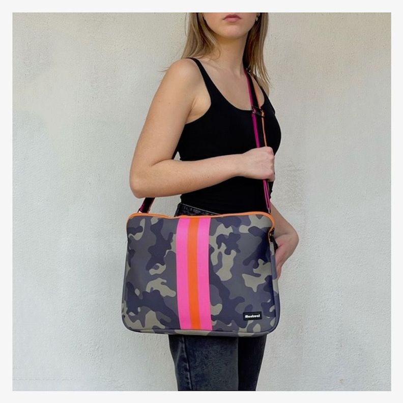 Bolso Notebook, Funda Laptop Estuche Maletín Crossbody Strap-4