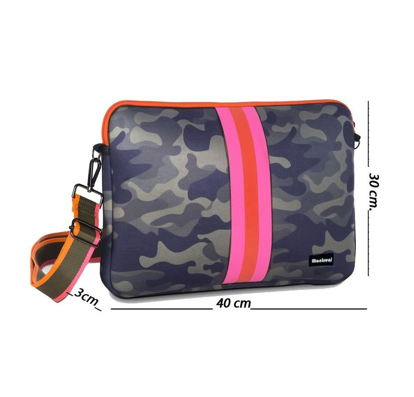 Bolso Notebook, Funda Laptop Estuche Maletín Crossbody Strap-5