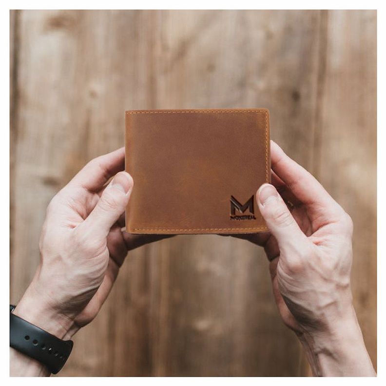 Billetera Hombre, Cuero Genuino, Montreal Trifold-5