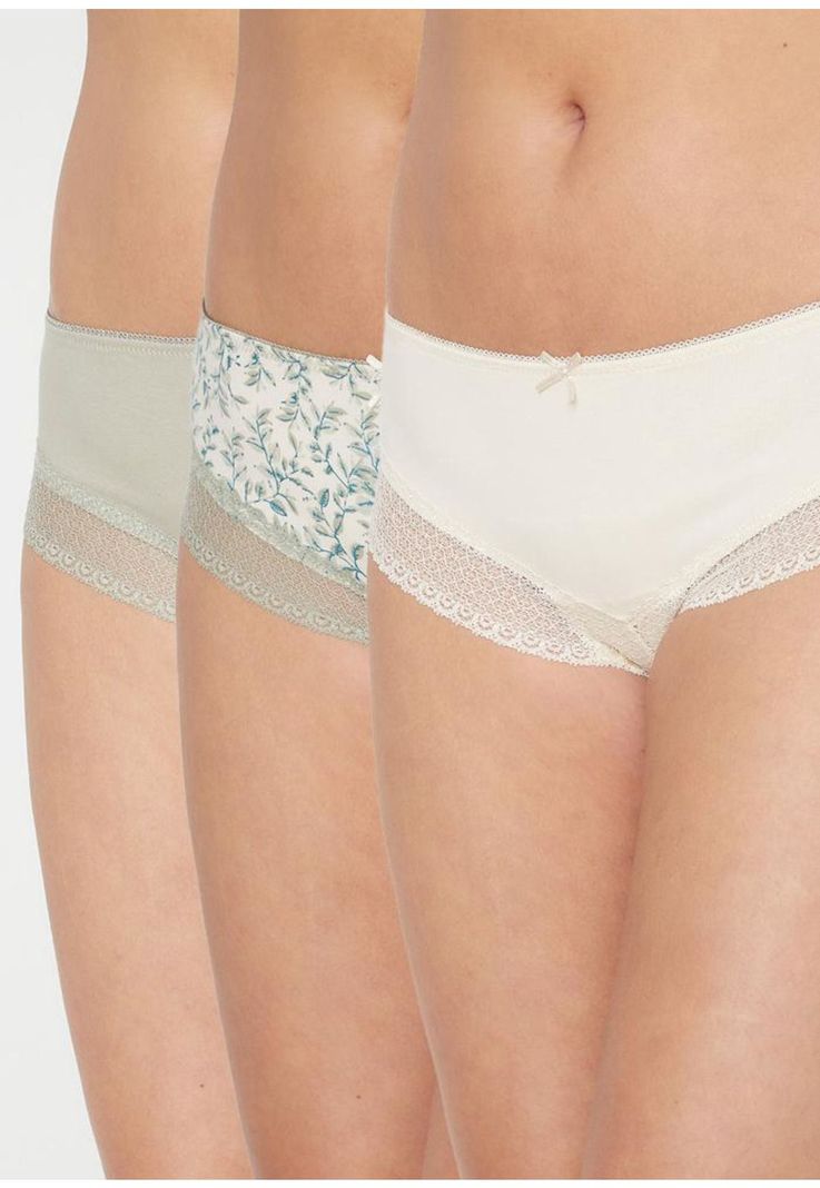 Pack 3X Pantaleta Algodon P314.0024-VER Kayser Verde S