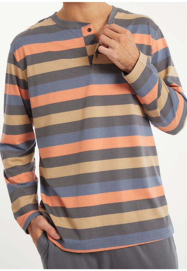 Pijama de Hombre  Algodón 671798 Kayser-2